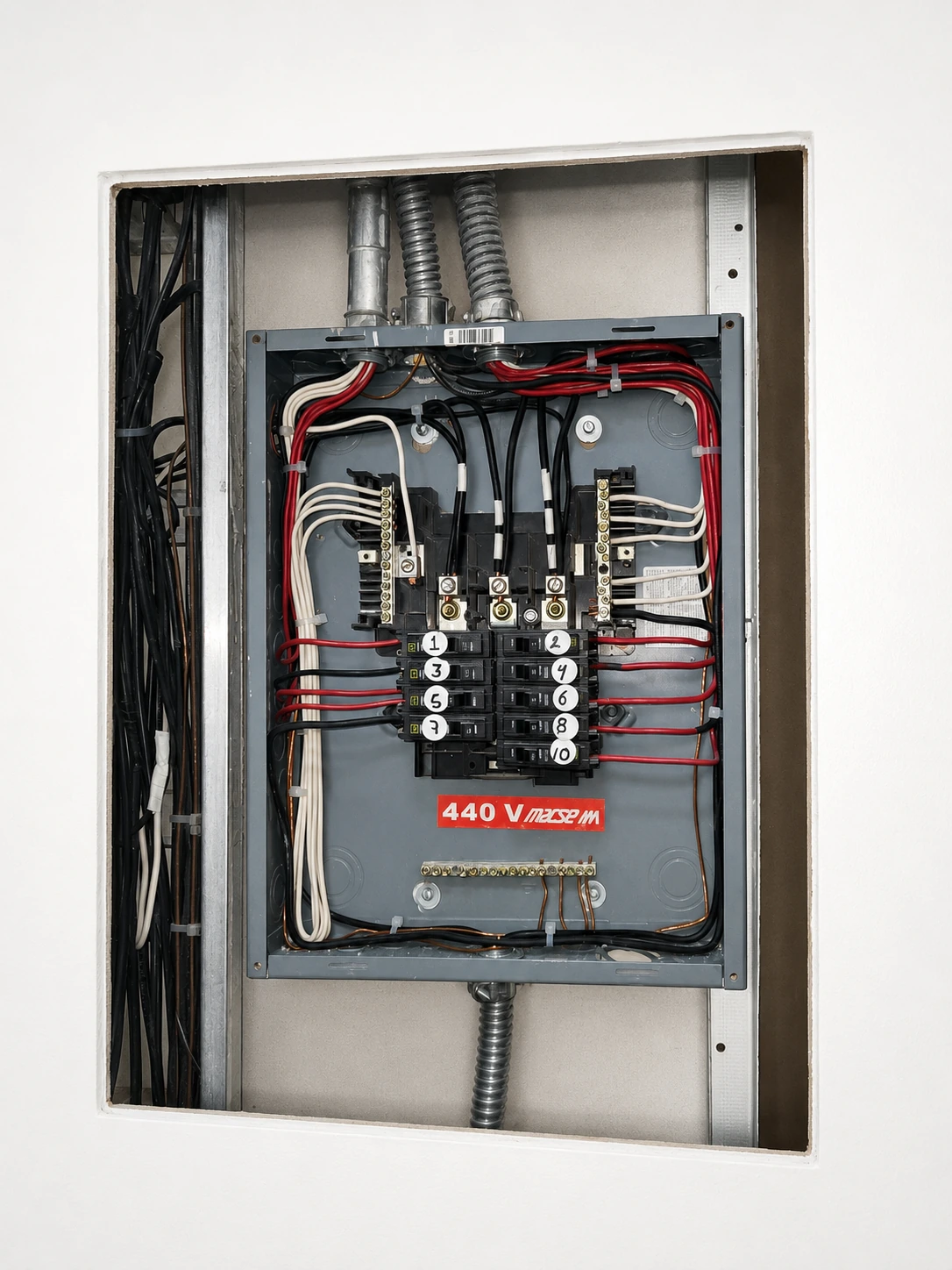 Instalación eléctrica organizada y optimizada