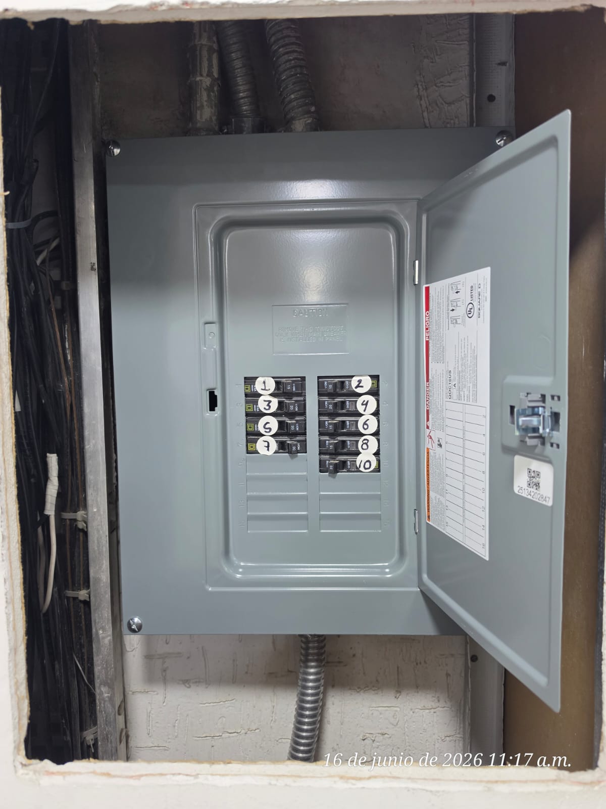 Trabajo eléctrico SEIRV en campo