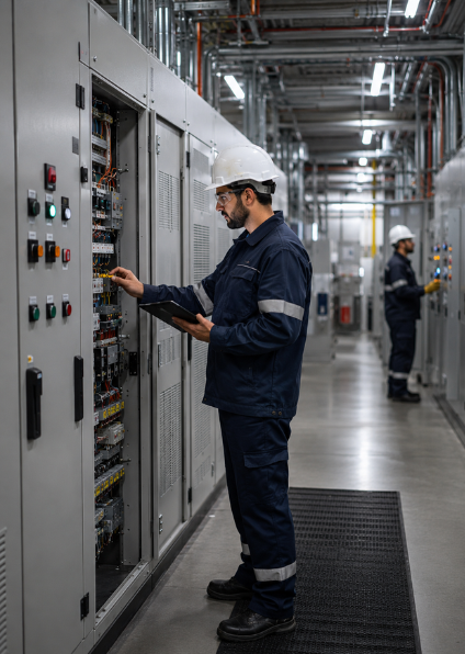 Instalación eléctrica industrial
