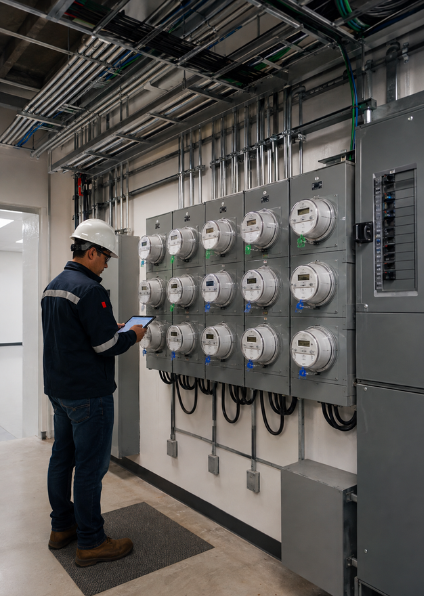 Medición eléctrica comercial