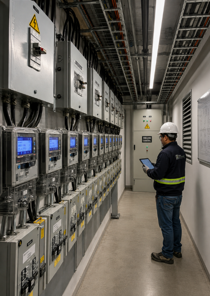 Infraestructura eléctrica para retail y oficinas