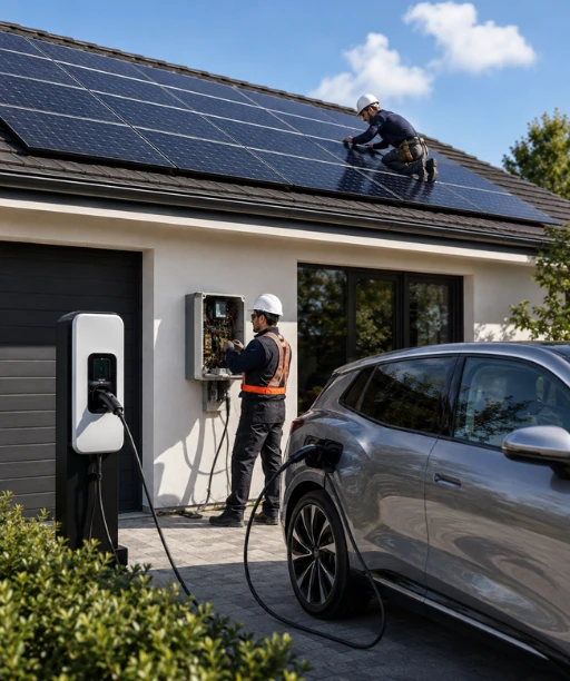 Instalación de cargadores eléctricos para empresas